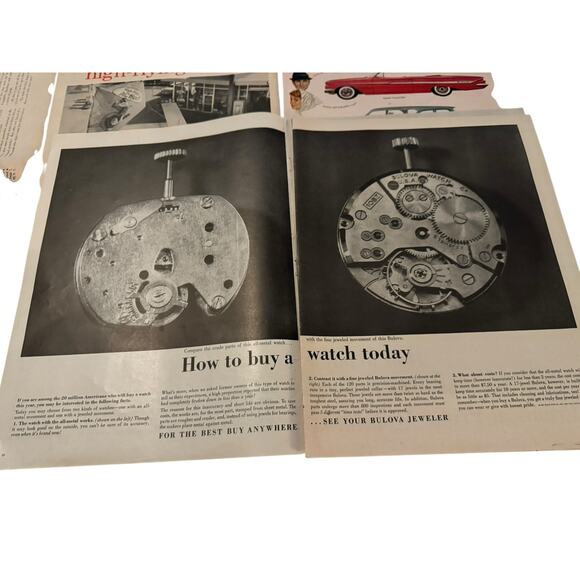 Vintage 1960s Magazine Ads Lot Cars Food Home Bulova Nabisco SAAB Falcon Chevy - Picture 2 of 10